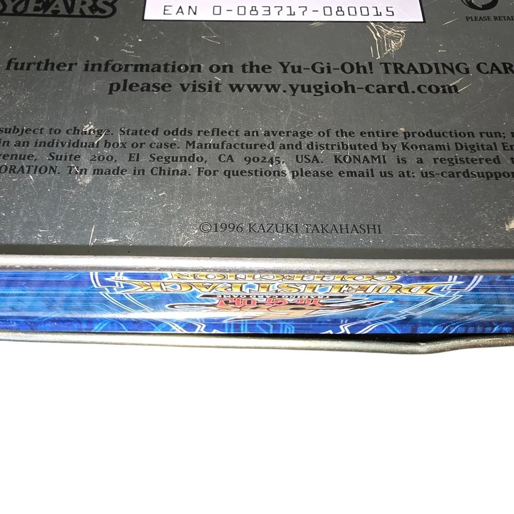 Yu-Gi-Oh 5Ds Duelist Pack Collection Empty Tin Yusei Fudo Stardust Dragon 2009